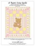 A Beary Cute Quilt by 